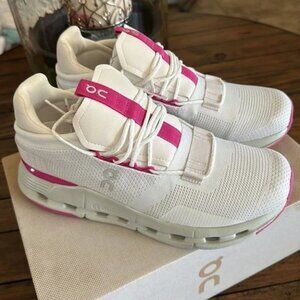 New On Cloud Cloudnova "Barbie" Women Pink Shoes White